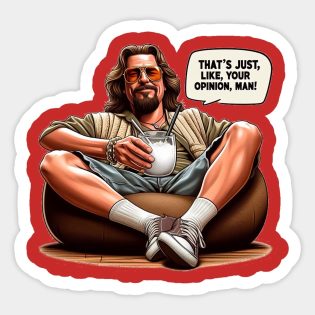 The Dude Sticker by Iceman_products